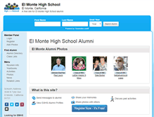 Tablet Screenshot of elmontehighschool.org